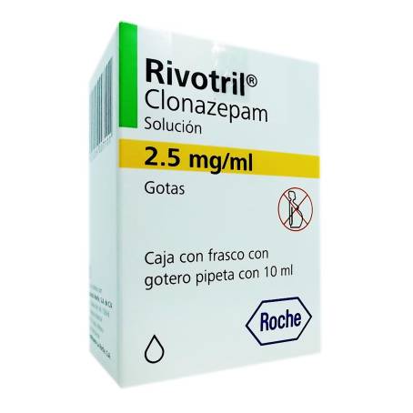 Rivotril  mg/ml Solución en Gotas con 10 ml a precio de socio | Sam's  Club en línea