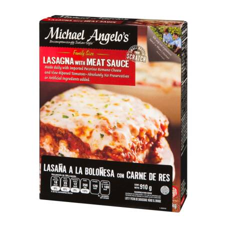 Lasaña Michael Angelo's a la Boloñesa Con Carne de Res 910 g a precio de  socio | Sam's Club en línea