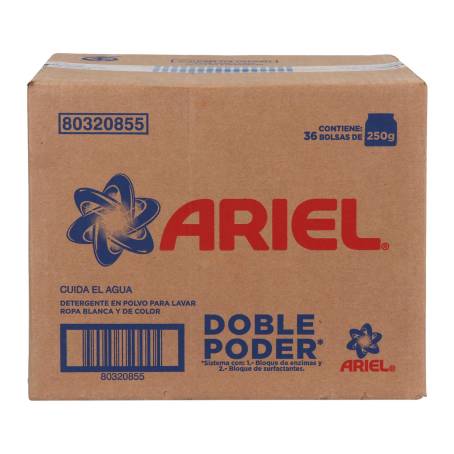 Detergente en Polvo Ariel 36 pzas 250 g a precio de socio