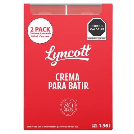 Crema Lyncott Half and Half half and half 980 ml