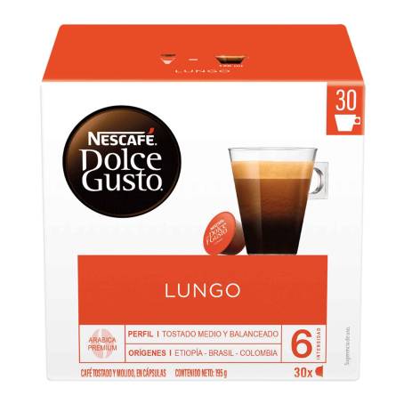 Cápsulas Dolce Gusto Café Lungo 30 pzas a precio de socio | Sam's Club en  línea