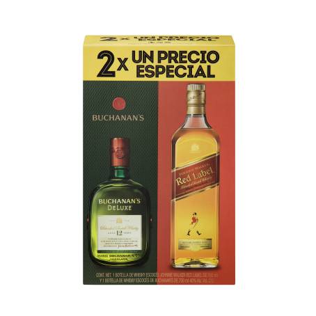 Whisky Johnnie Walker 700 ml + Whisky Buchanan's 12 750 ml a precio de  socio | Sam's Club en línea