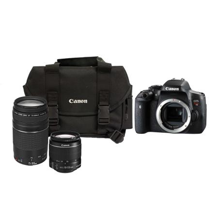 Kit Cámara Canon 80D con EF-S 18-135mm con Maleta y Accesorios