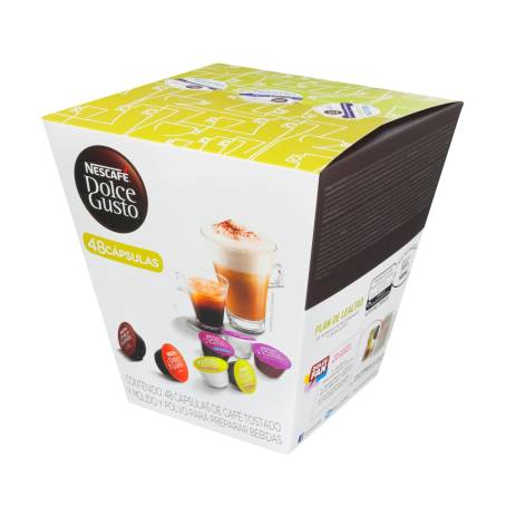 Cápsulas de Café Dolce Gusto Variedad de Sabores 48 pzas a precio de socio  | Sam's Club en línea