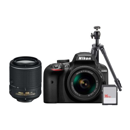 Cámara Reflex Nikon D3400 con Accesorios a precio socio | Sam's en línea