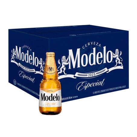Cerveza Clara Modelo Especial Caja con 12 Botellas de 355 ml | Sam's Club