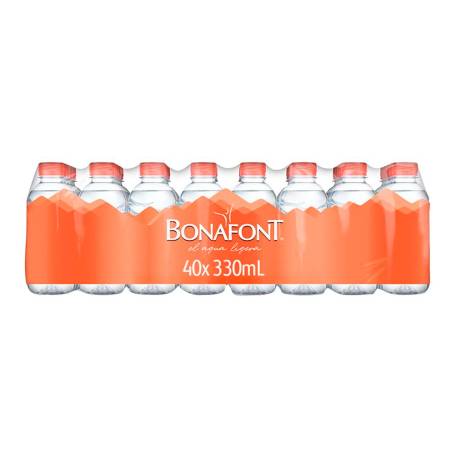 Agua Natural Bonafont 40 pzas de 330 ml a precio de socio | Sam's Club en  línea