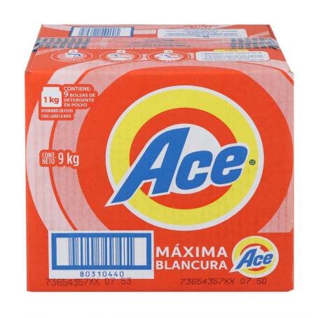 Detergente en Polvo Ace 9 kg a precio de socio | Sam's Club en línea
