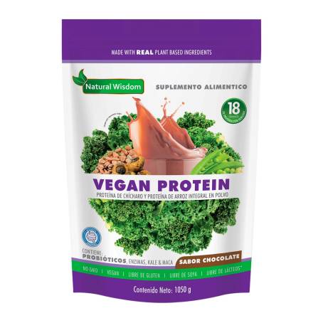 Proteína Vegetal Natural Wisdom Sabor Chocolate 1.05 kg a precio de socio | Sam's  Club en línea