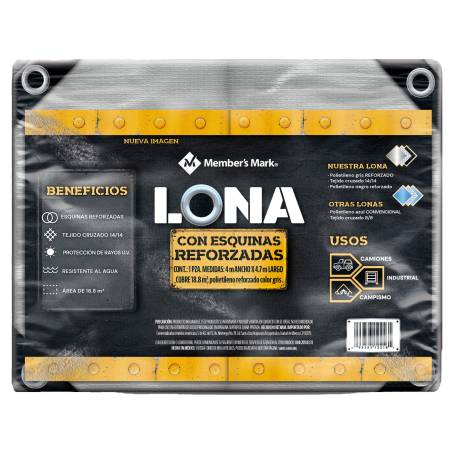 Lona Plástica Member's Mark Reforzada 4 x  m a precio de socio | Sam's  Club en línea