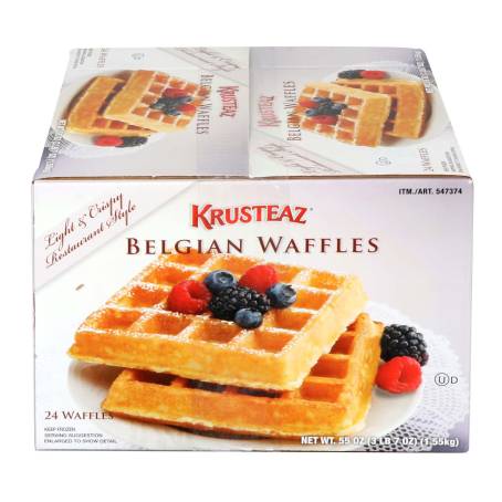 Waffles tipo Belga Krusteaz  kg a precio de socio | Sam's Club en línea