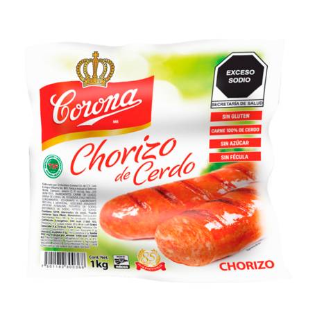 Chorizo de Cerdo Corona 1 Kg a precio de socio | Sam's Club en línea