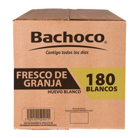 descanso Original Enriquecer Huevo Blanco Fresco de Granja Bachoco 180 piezas a precio de socio | Sam's  Club en línea