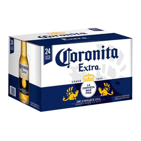 Cerveza Clara Coronita Extra Caja con 24 Botellas de 210 ml a precio de  socio | Sam's Club en línea