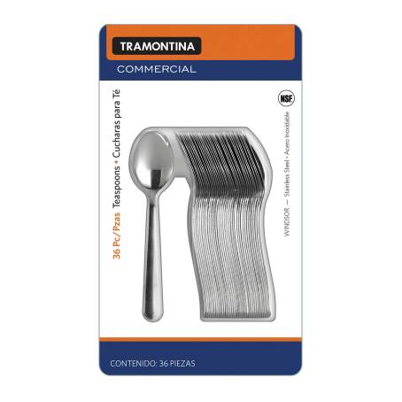 Cucharas para Té Tramontina Acero Inoxidable 36 pzas a precio de socio |  Sam's Club en línea