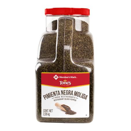 Pimienta Negra Tone's 2.26 kg a precio de socio | Sam's Club en línea