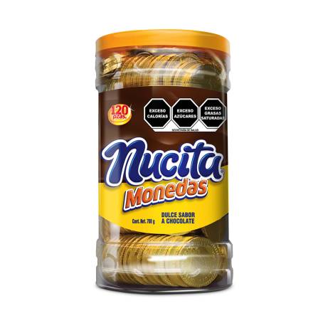 Comprar Chocolate Nucita Moneda Oro Vitrolero - 120unidades