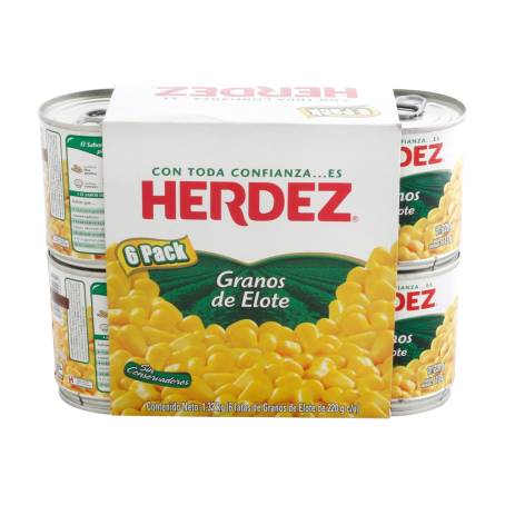 Elote Dorado Herdez 6 pzas de 220g a precio de socio | Sam's Club en línea