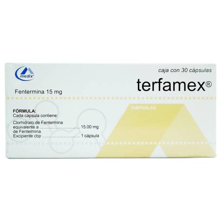 Terfamex 15 mg con 30 Cápsulas a precio de socio | Sam's Club en línea