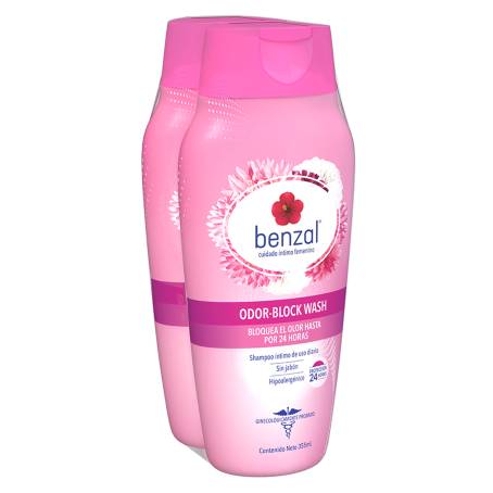 Jabón Íntimo Femenino Benzal 2 pzas de 355 ml | Sam's Club