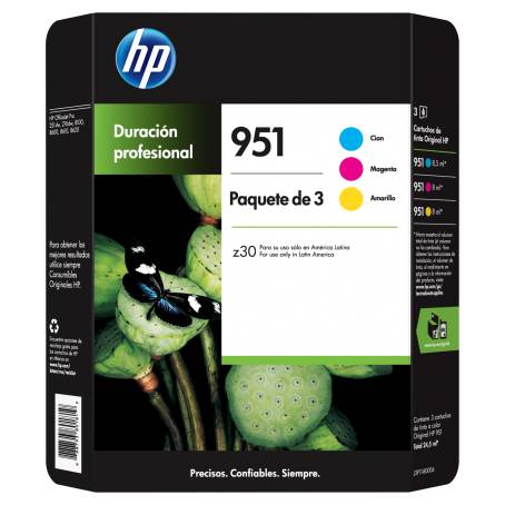 Cartucho de Tinta HP CR320BL Colores 3 pzas J3P11BL a precio de socio | Sam's  Club en línea