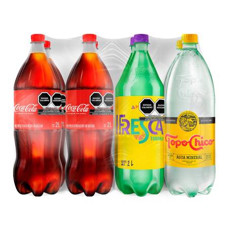 Refresco Coca Cola 8 pzas de 2 l a precio de socio | Sam's Club en línea