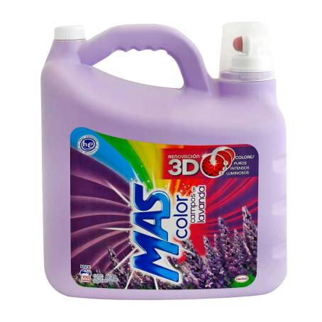Detergente Líquido MAS Color Campos de Lavanda  l a precio de socio | Sam's  Club en línea