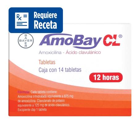 AmoBay CL 875 mg/ 125 mg 14 Tabletas a precio de socio | Sam's Club en línea