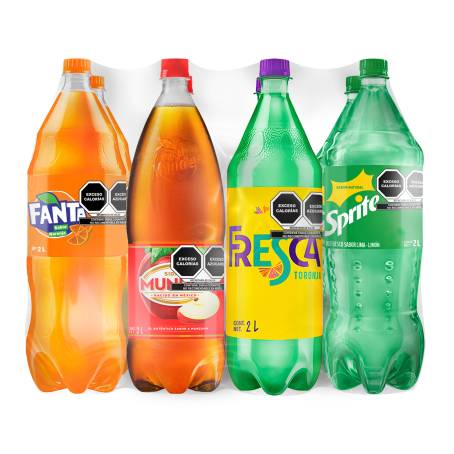 Refrescos null Surtido 8 Piezas de 2 l | Sam's Club