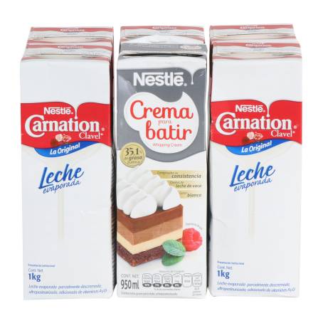 Minimizar Marinero querido Leche Evaporada Nestlé 5 pzas + Crema para Batir 1 pza a precio de socio |  Sam's Club en línea