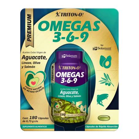 Omegas 3 6 9 Solanum Pharma 180 Cápsulas a precio de socio | Sam's Club en  línea