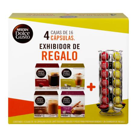 Cápsulas de Café Nescafé 4 cajas con 16 pzas + Exhibidor a precio de socio  | Sam's Club en línea