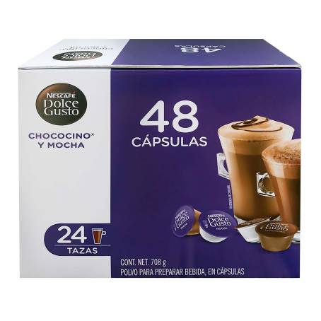Cápsulas Nescafé Chococino y Mocha 48 pzas a precio de socio | Sam's Club  en línea