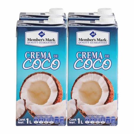 Crema Coco Member's Mark 4 pzas de 1 a de socio | Club en línea