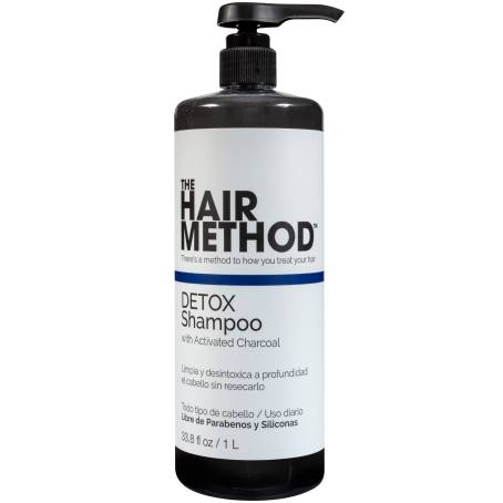 Shampoo Capilar The Hair Method Detox con Carbón Activado 1 l | Sam'...