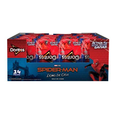 Top 62+ imagen caja doritos spiderman