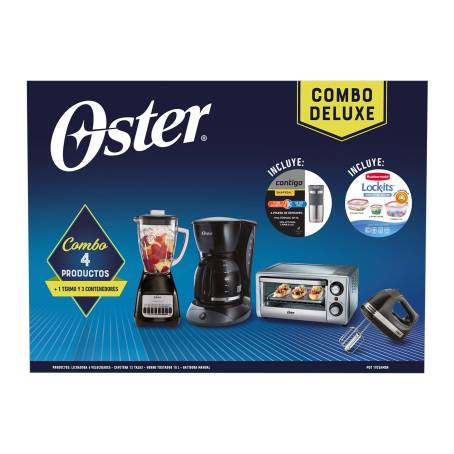 Combo de Electrodomésticos Oster Deluxe Negro a precio de socio | Sam's  Club en línea