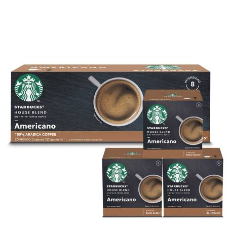 Cápsulas de Café Starbucks Americano 3 Cajas con 12 pzas c/u a precio de  socio | Sam's Club en línea