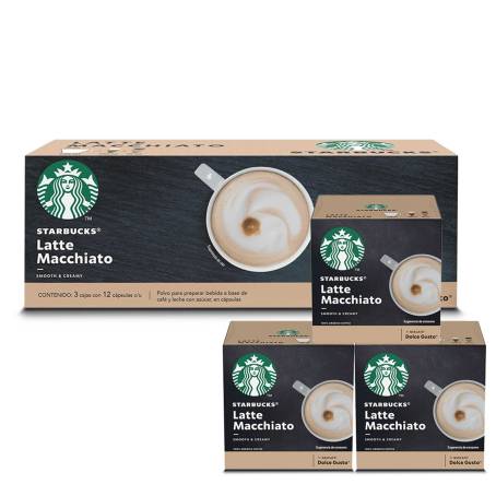 Cápsulas de Café Starbucks Latte Macchiato 3 Cajas con 12 pzas c/u a precio  de socio | Sam's Club en línea