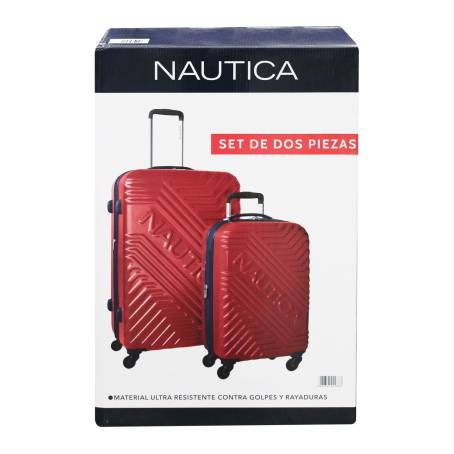 Set de Maletas Nautica Rojo con Azul 2 pzas a precio de socio | Sam's Club  en línea