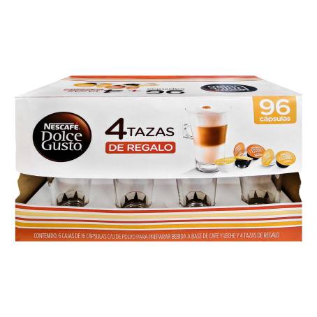 Cápsulas de Café Dolce Gusto Latte 96 pzas + 4 Tazas a precio de socio |  Sam's Club en línea