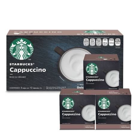 Cápsulas de Café Starbucks Cappuccino 36 pzas a precio de socio | Sam's  Club en línea