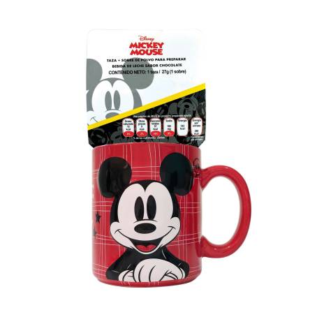 Taza Jumbo Mickey Mouse 1 pza + Polvo para Preparar Bebida 27 g | Sam's Club
