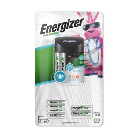 Cargador de pilas Energizer Pro Charger + 4 pilas AA