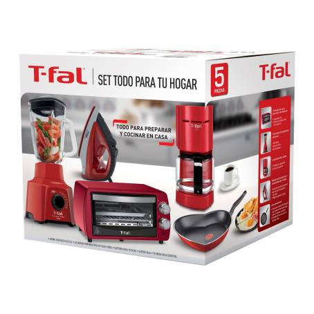 Combo T Fal Todo para tu Hogar Rojo a precio de socio | Sam's Club en línea