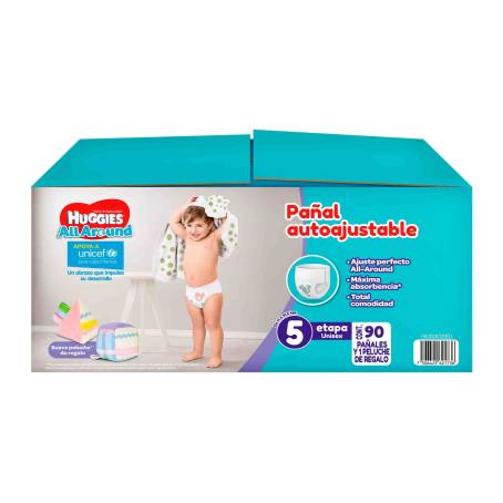 pañales huggies all around etapa 5 bodega aurrera