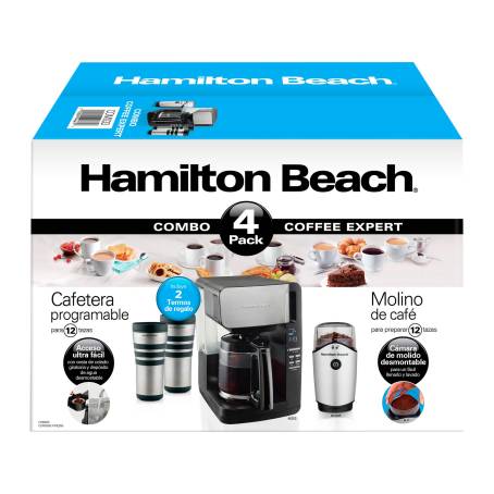 Combo Hamilton Beach Cafetera + Molino + 2 Termos a precio de socio | Sam's  Club en línea