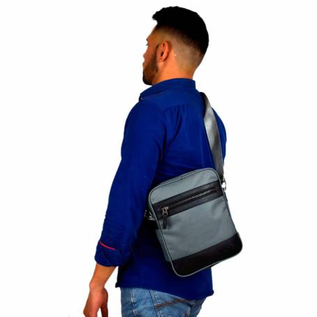 Bolso Crossbody Nautica para Caballero Gris | Sam's Club