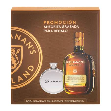 Whisky Buchanan's 750 ml + 1 Anforita a precio de socio | Sam's Club en  línea