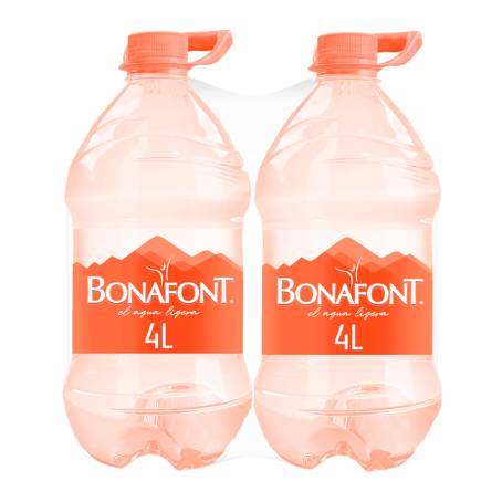 Agua Natural Bonafont 2 pzas de 4 l c/u | Sam's Club